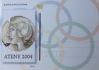 Karta Pocztowa Igrzyska Olimpijskie Ateny 2004 znaczek