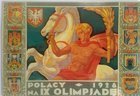 Pocztówka Plakat Polacy na IX Olimpiadę 1928