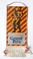 Proporczyk IV Międzynarodowe Zawody Kulturystyczne Grand Prix Łódź 1987